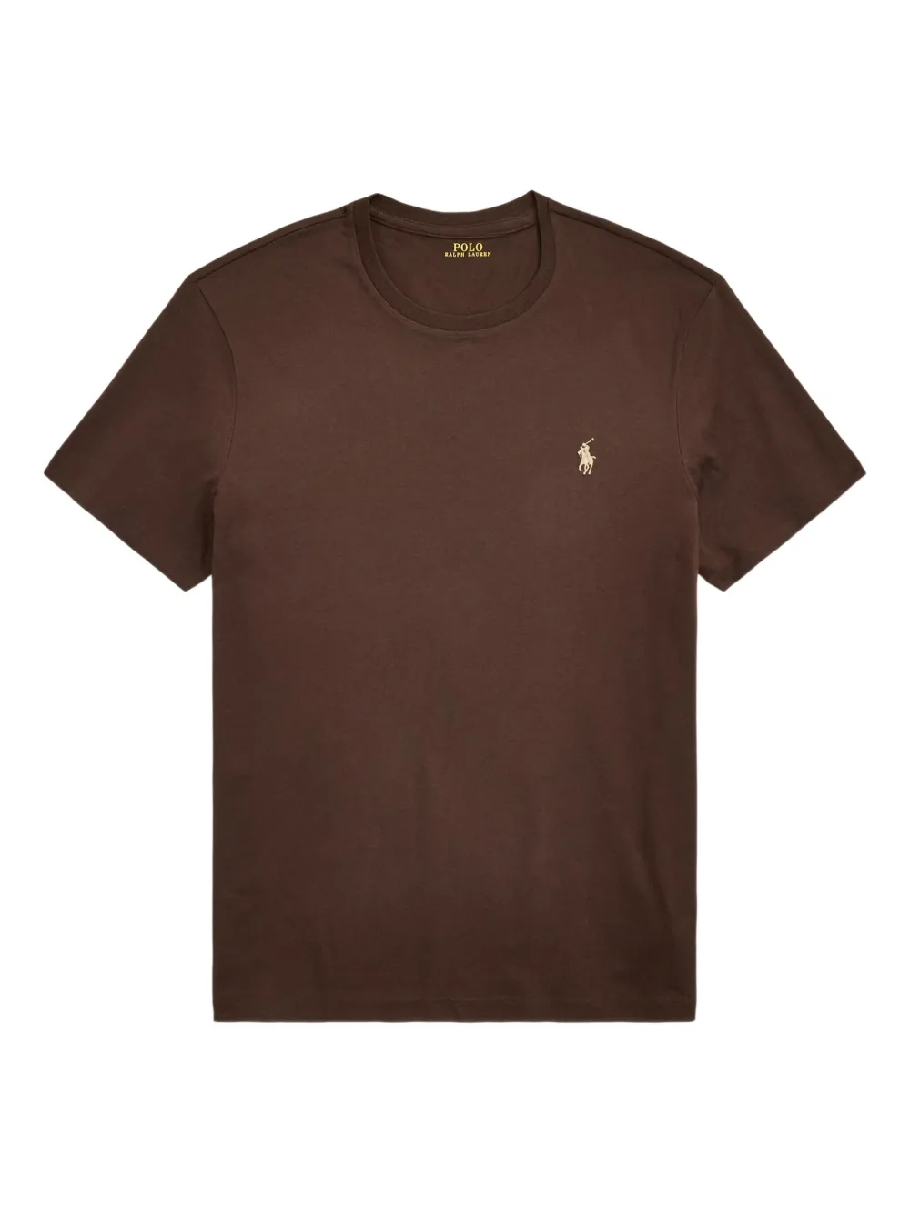 Polo Ralph Lauren T-shirt met geborduurd logo Bruin