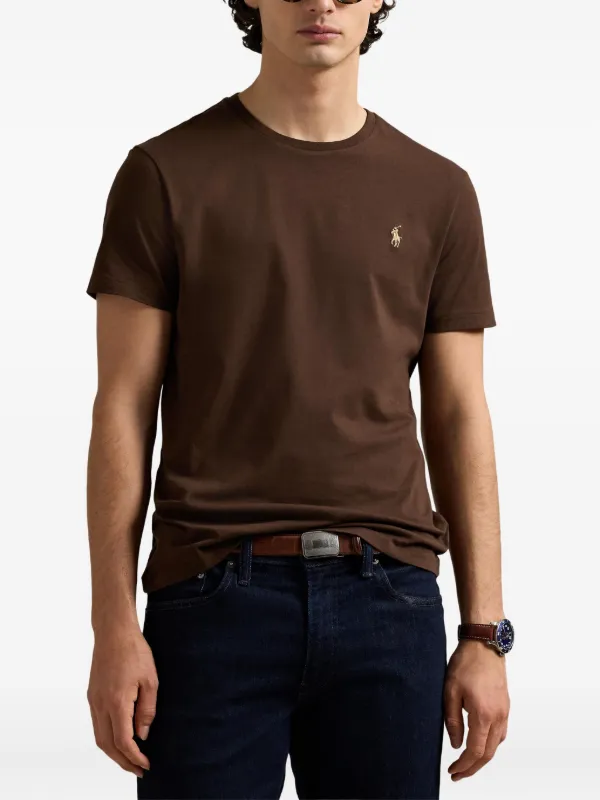 Polo Ralph Lauren ロゴ Tシャツ | ブラウン | FARFETCH JP