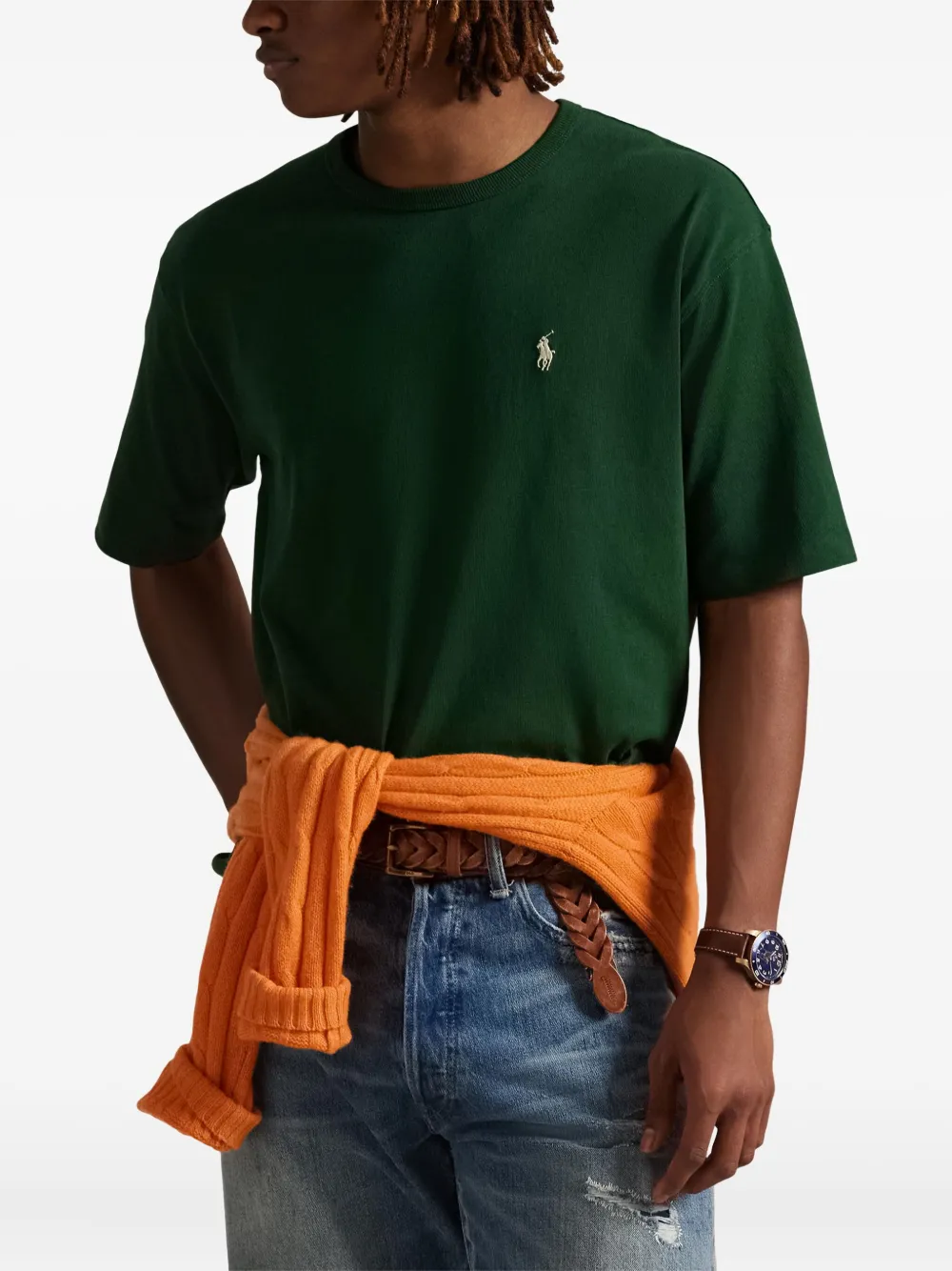Polo Ralph Lauren T-shirt met ronde hals Groen
