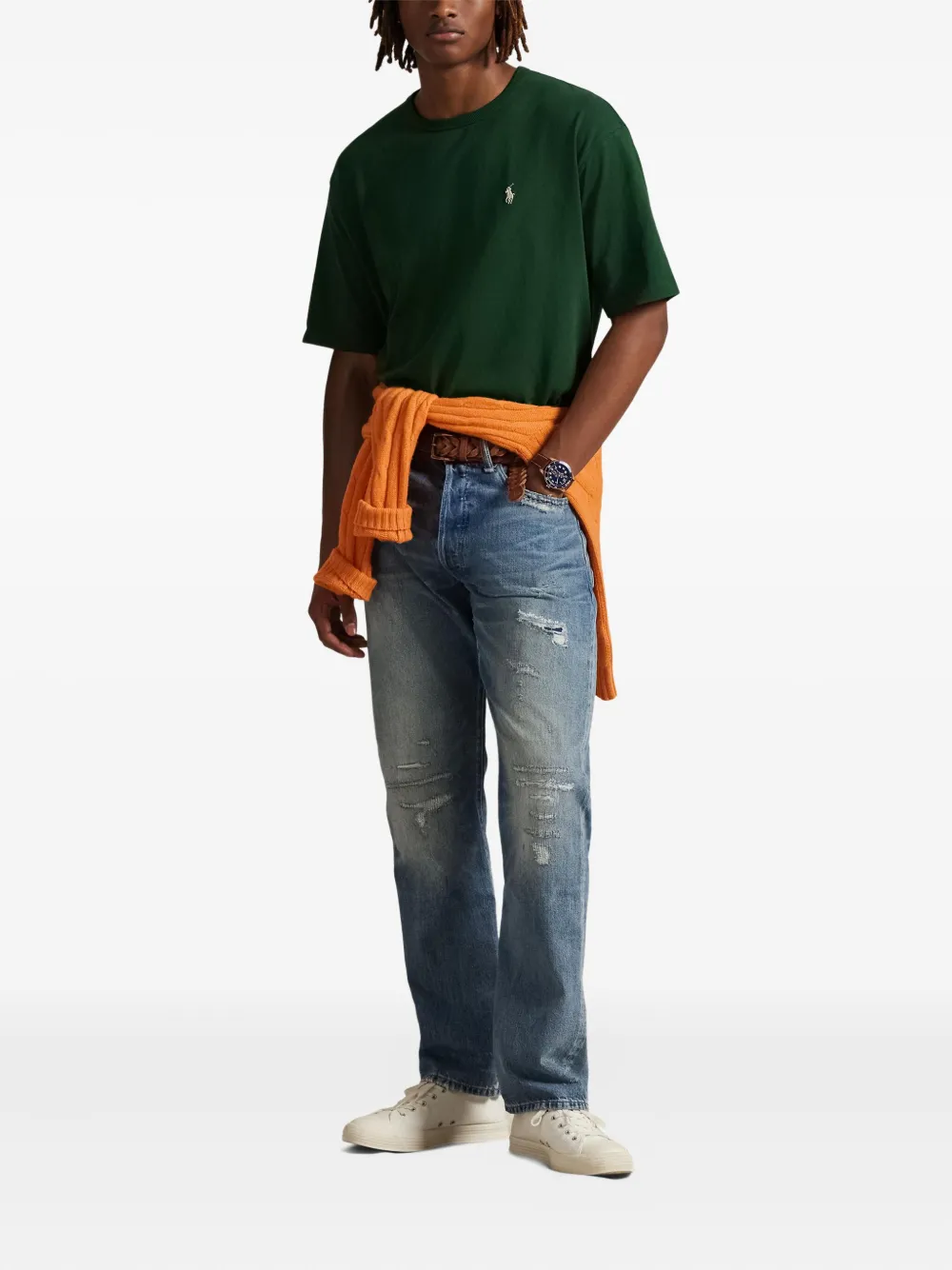 Polo Ralph Lauren T-shirt met ronde hals Groen