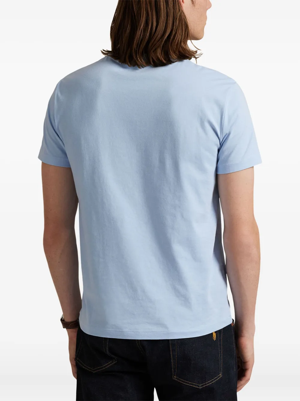 Polo Ralph Lauren T-shirt met geborduurd logo Blauw
