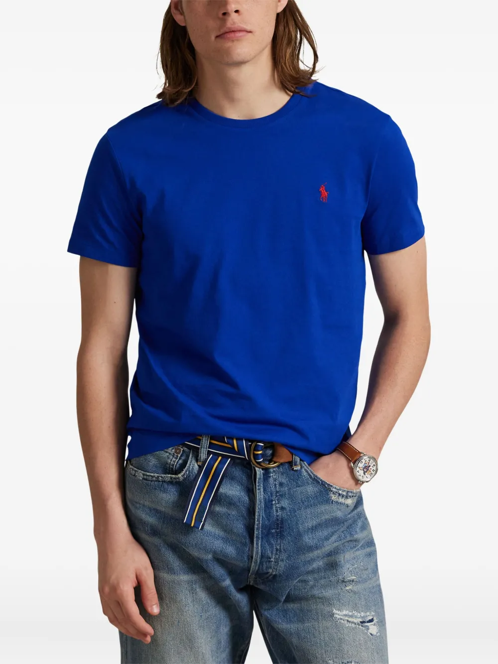 Polo Ralph Lauren T-shirt met logo Blauw