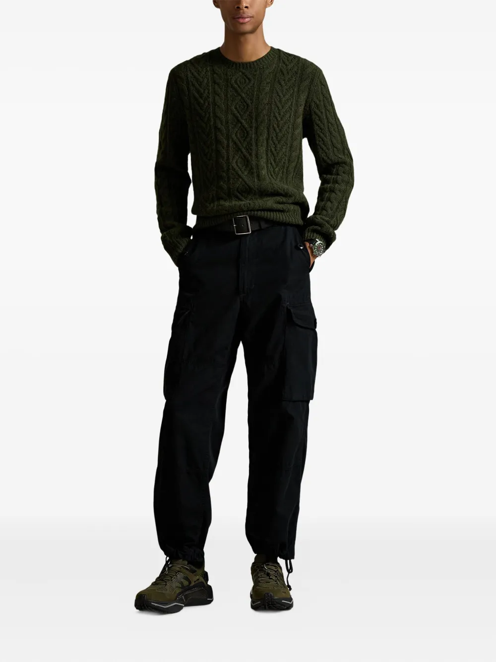 Polo Ralph Lauren Kabelgebreide trui Groen
