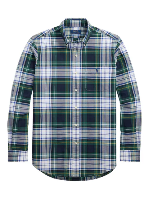 Polo Ralph Lauren plaid-pattern patch-pocket shirt
