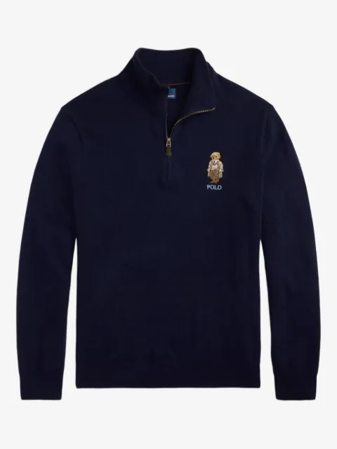 Polo Ralph Lauren logo-embroidered quarter-zip pullover