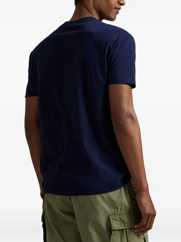 Polo Ralph Lauren Lauren logo-printed crew-neck T-shirt | Blue