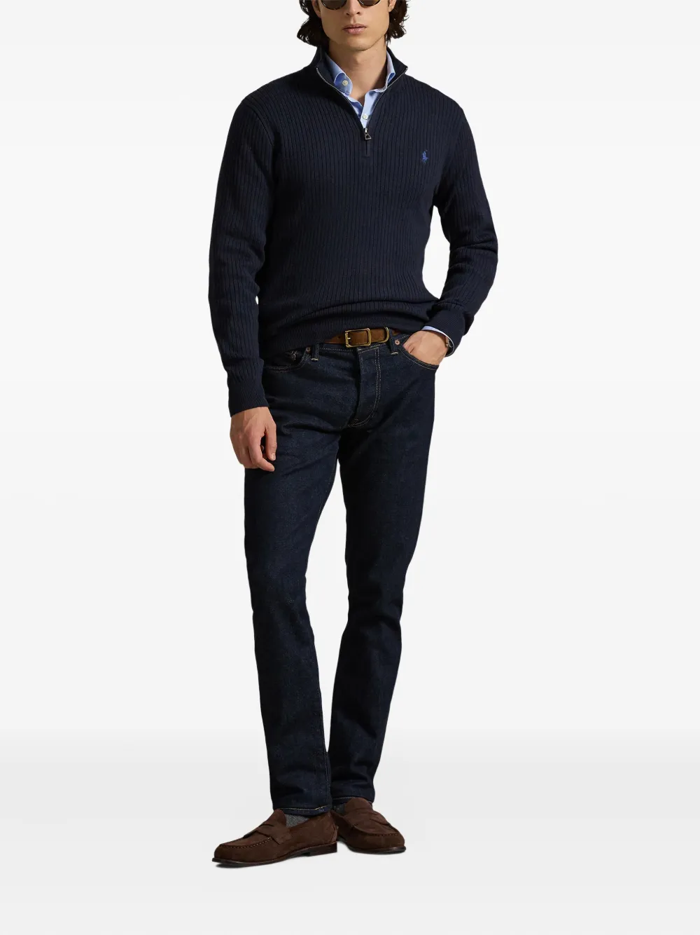 Polo Ralph Lauren Suéter canelado com zíper | Suéter | Image 2