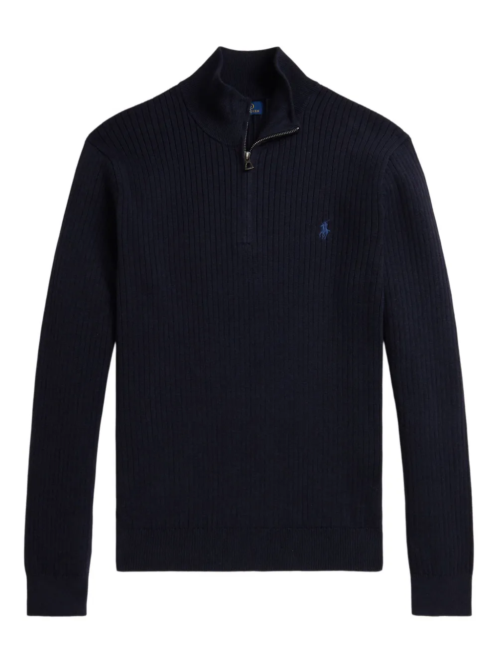 Polo Ralph Lauren Suéter canelado com zíper | Azul | Image 1