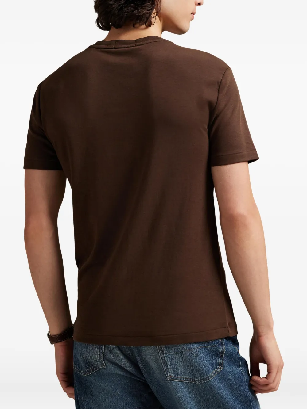 Polo Ralph Lauren T-shirt met logodetail Bruin