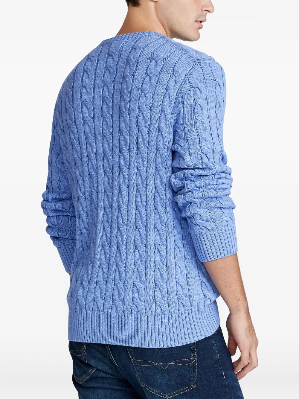 Polo Ralph Lauren Kabelgebreide trui Blauw