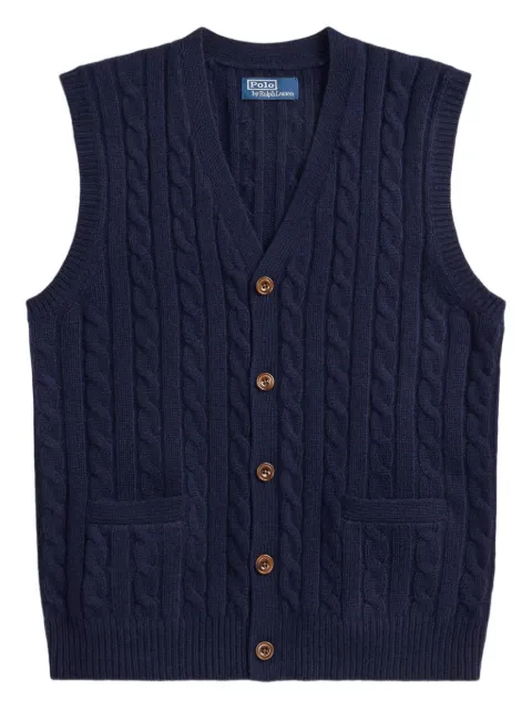 Polo Ralph Lauren chaleco en tejido de ochos