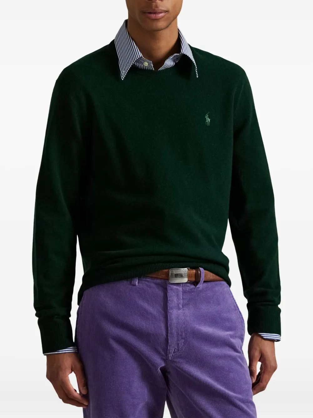 Polo Ralph Lauren Wollen trui met ronde hals Groen