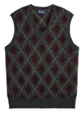 Polo Ralph Lauren argyle sleeveless vest - Grey