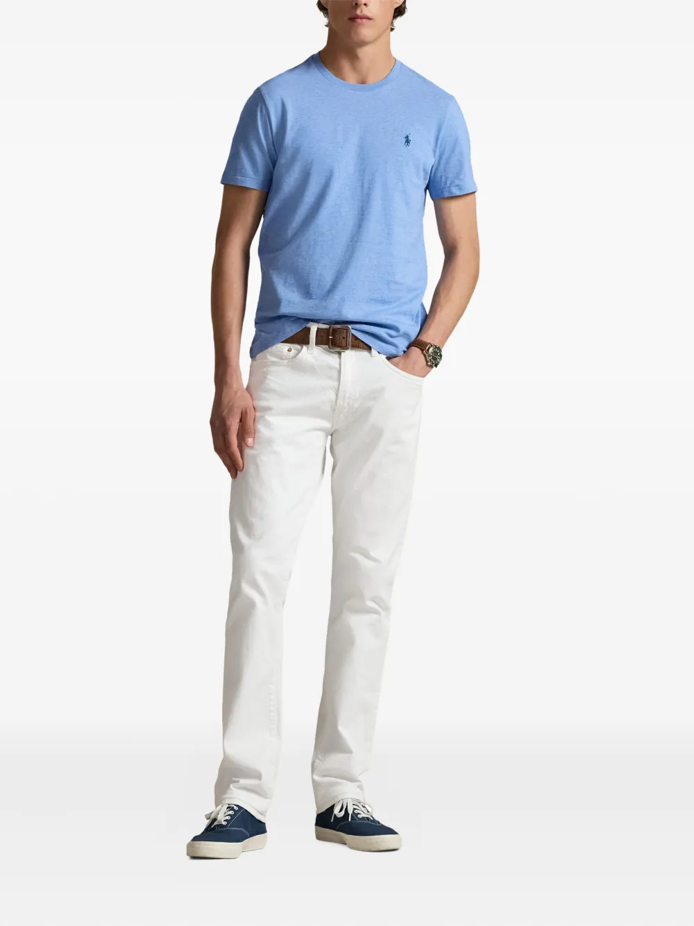 Polo Ralph Lauren T-shirt met ronde hals Blauw