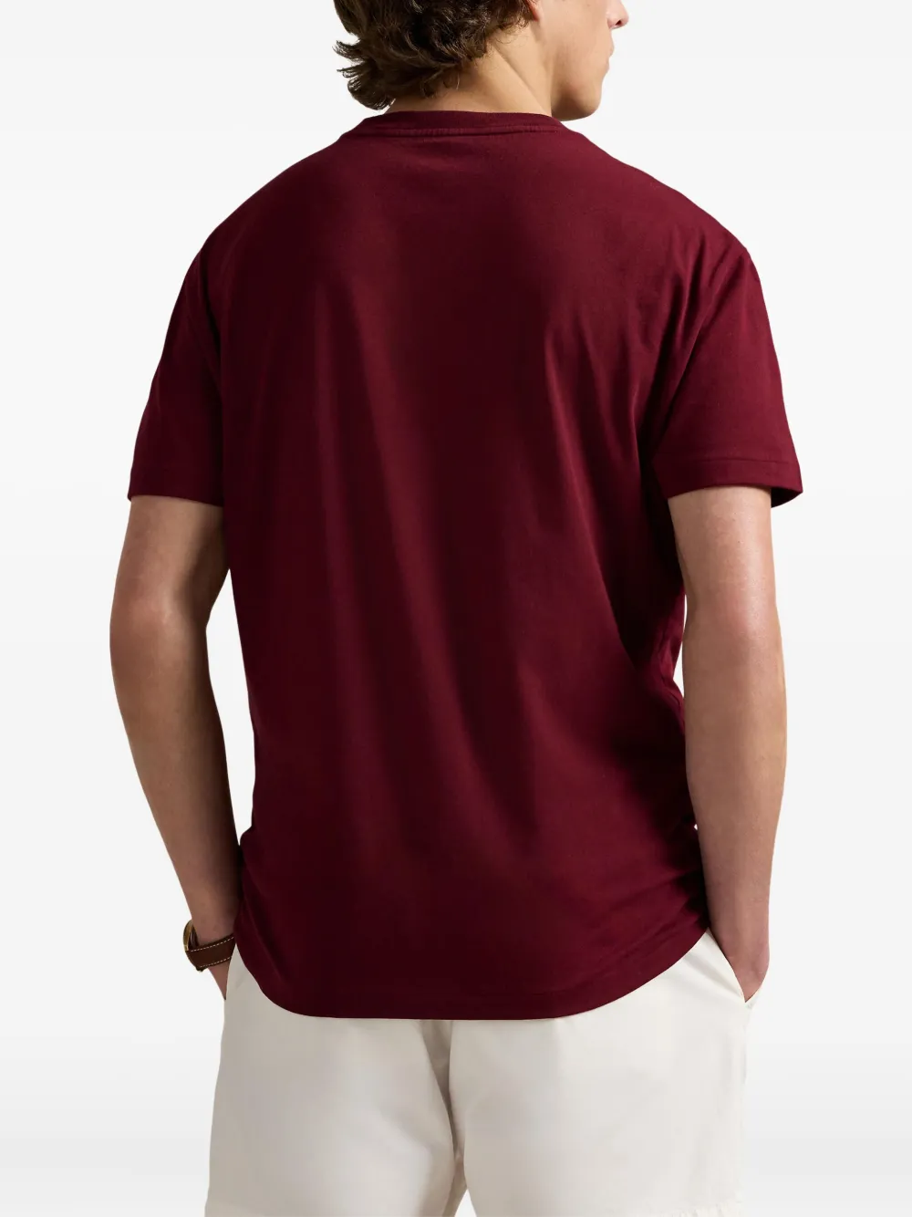 Polo Ralph Lauren T-shirt met logoprint Rood