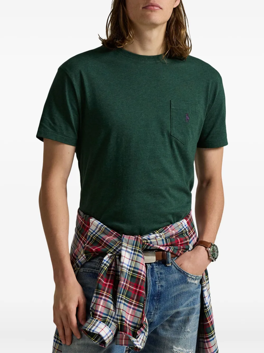 Polo Ralph Lauren T-shirt met opgestikte zak Groen