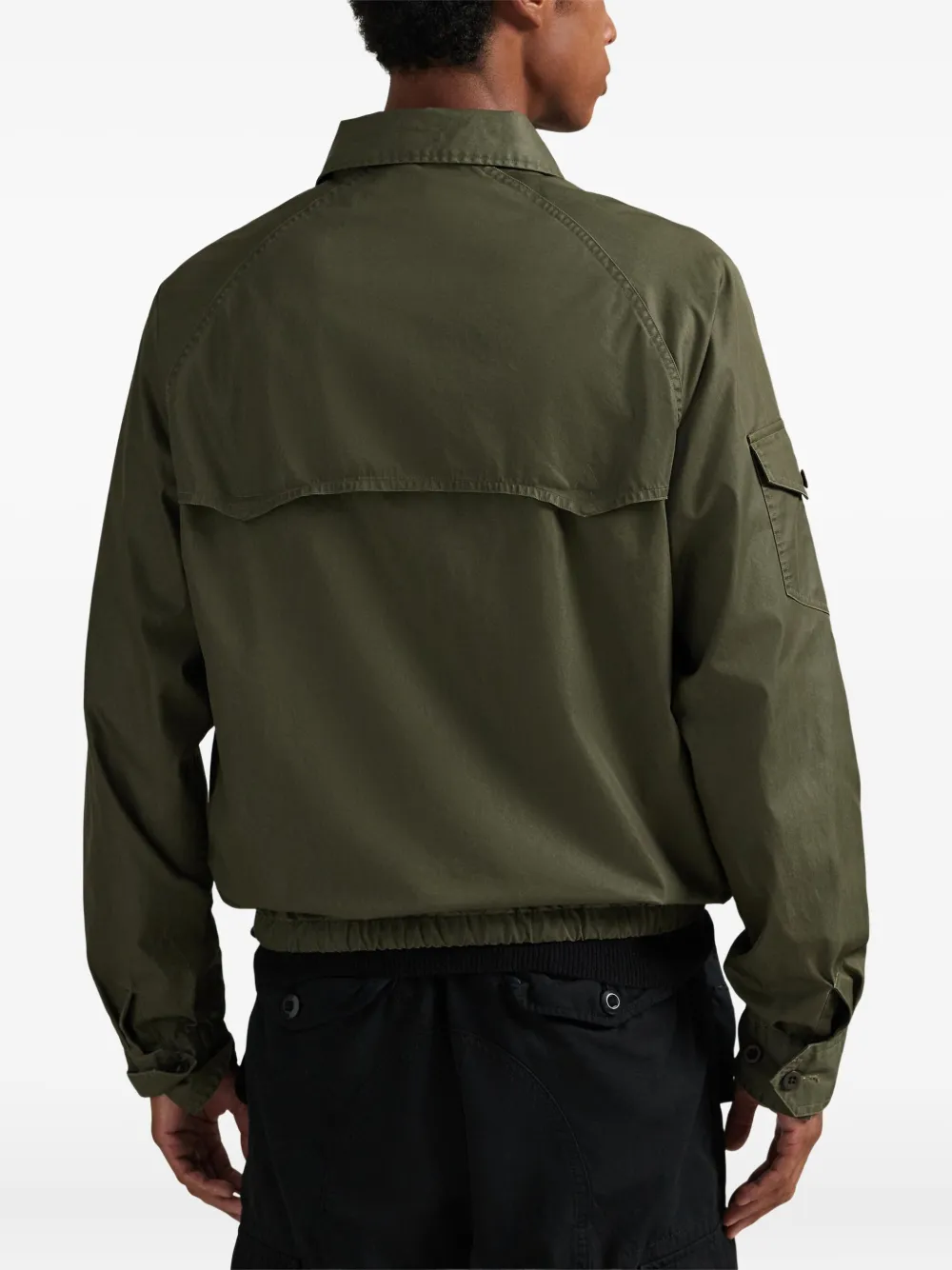 Polo Ralph Lauren Drawstring-pocket Bomber Jacket In Green