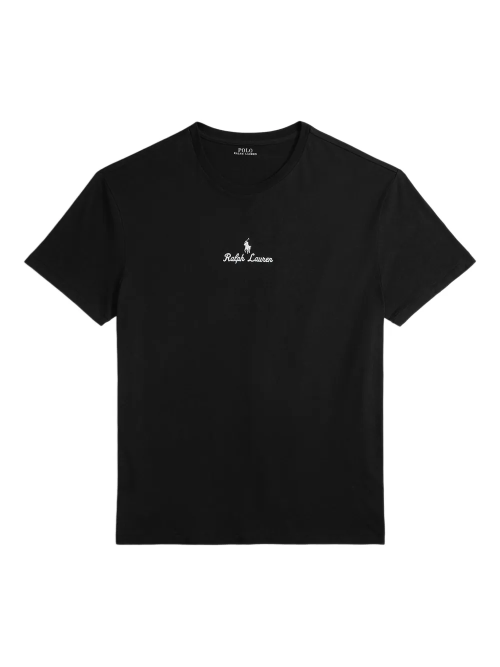 logo-embroidered T-shirt