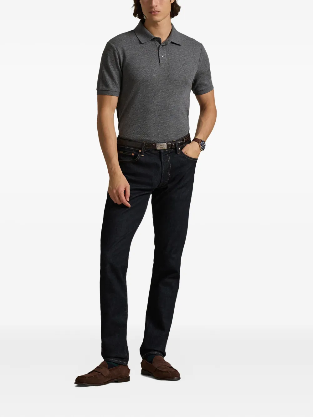 Polo Ralph Lauren Katoenen poloshirt Grijs