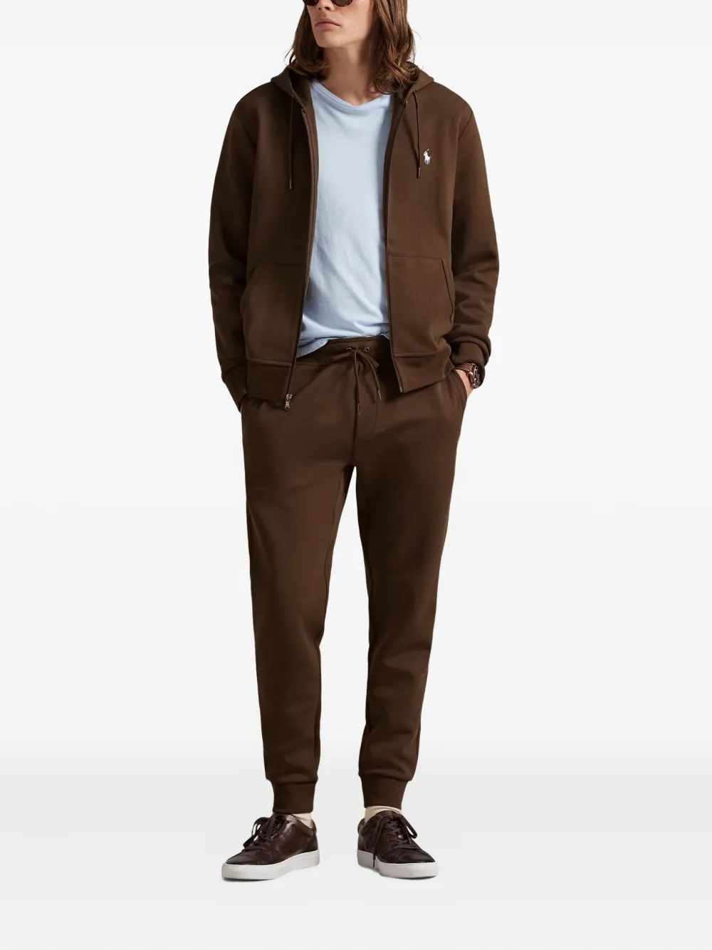 Polo Ralph Lauren Hoodie met rits Bruin