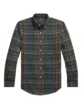 Polo Ralph Lauren plaid-pattern flannel shirt - Green