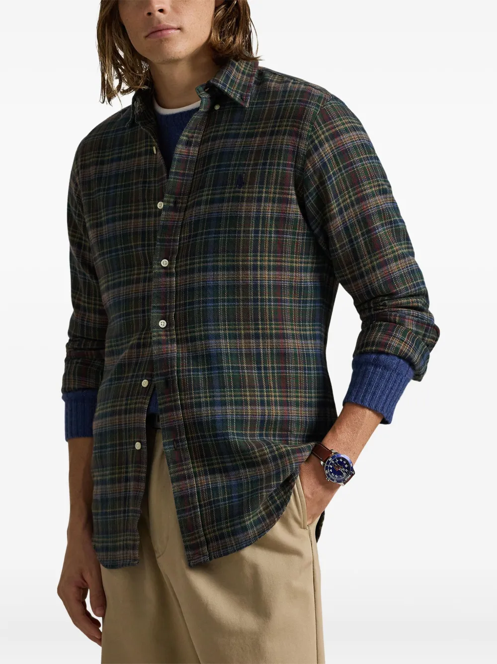 Polo Ralph Lauren Geruit overhemd Groen