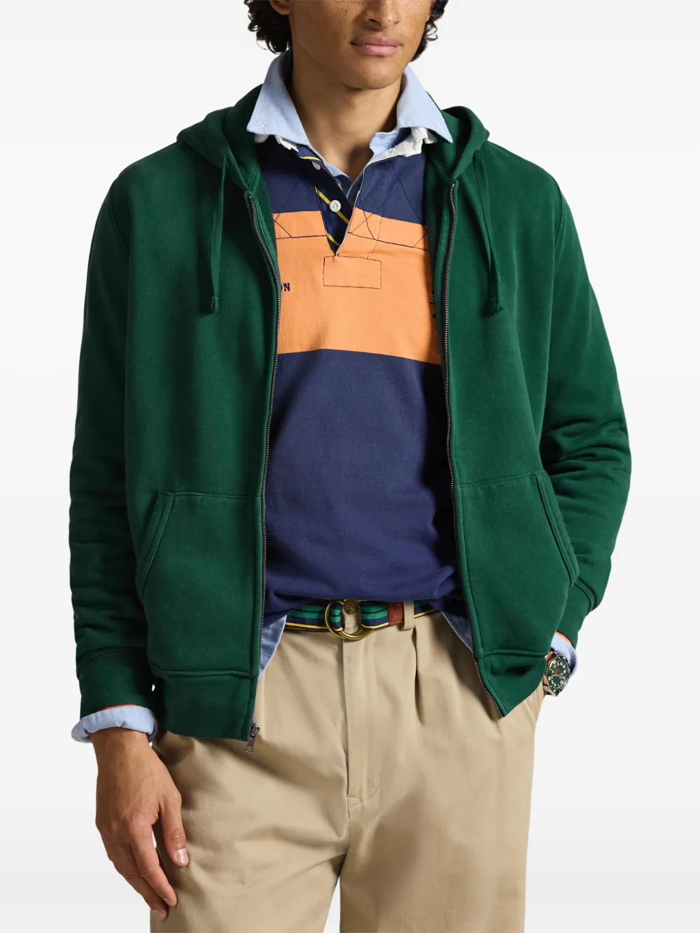 Polo Ralph Lauren Hoodie met rits Groen