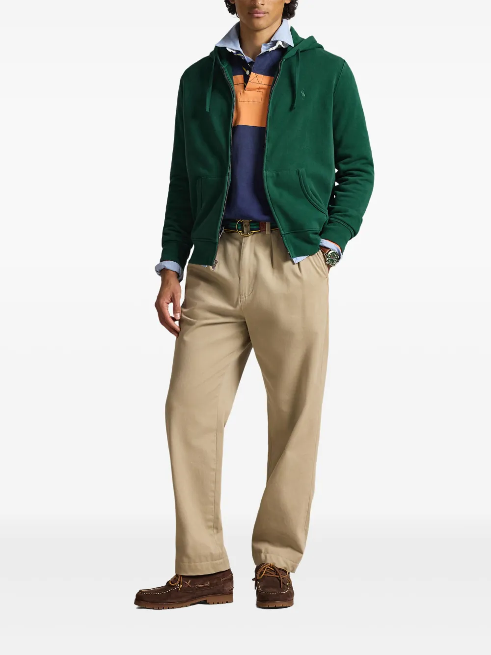 Polo Ralph Lauren Hoodie met rits Groen