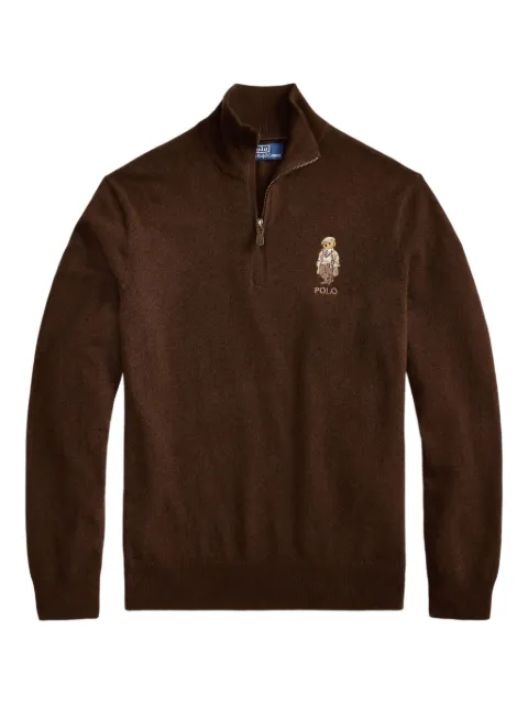 Polo Ralph Lauren half-zip polo-bear sweater