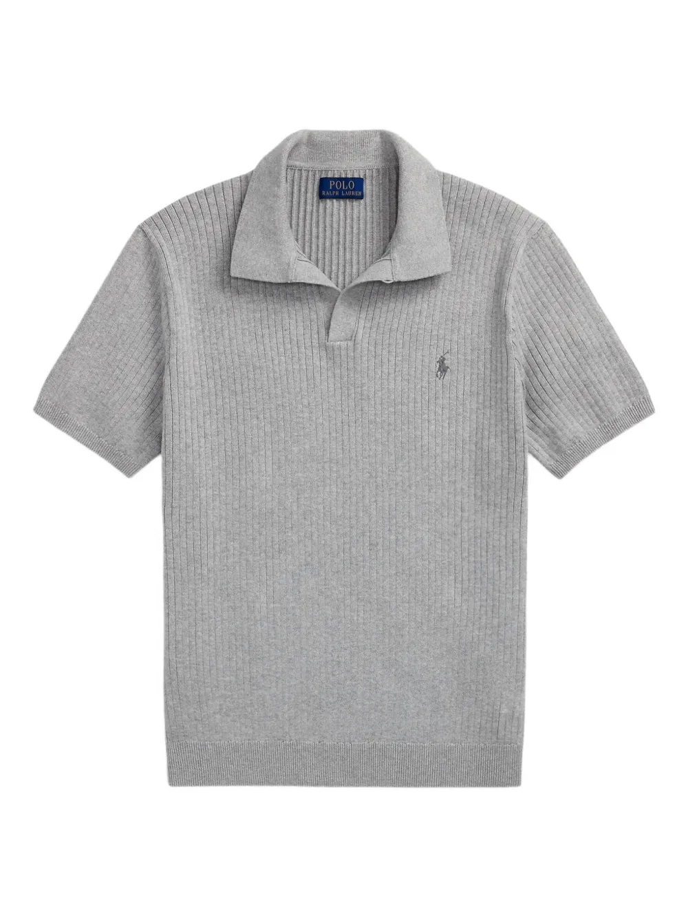 Polo Ralph Lauren Geribbeld poloshirt Grijs