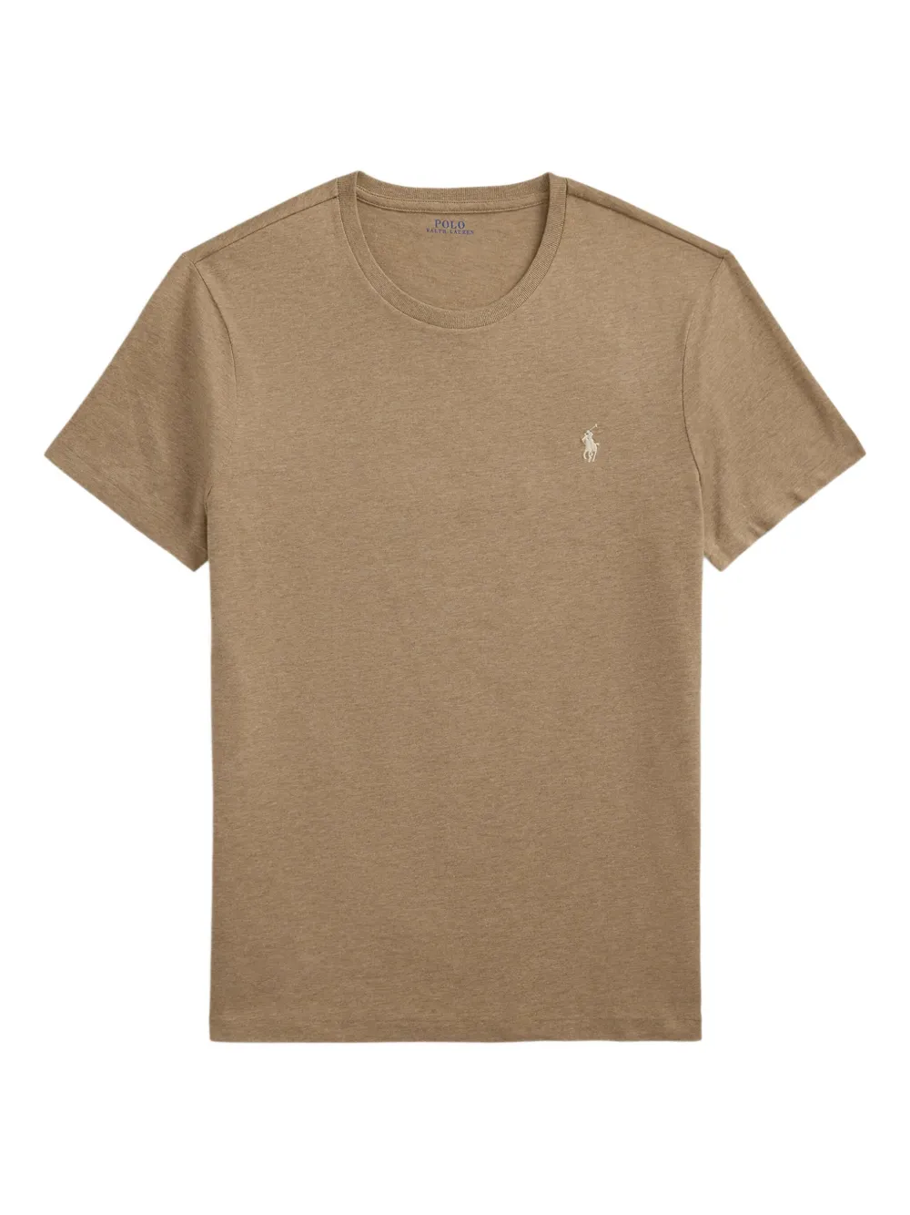 Polo Ralph Lauren Katoenen T-shirt met geborduurd logo Bruin