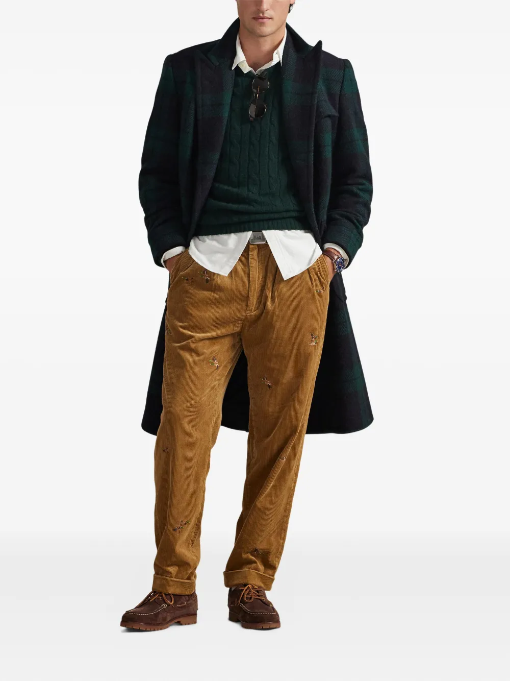 Polo Ralph Lauren duck-embroidered corduroy trousers | Regular-Fit & Straight Leg Pants | Image 2
