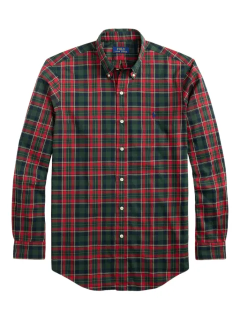 Polo Ralph Lauren camisa manga larga con cuadros estampados