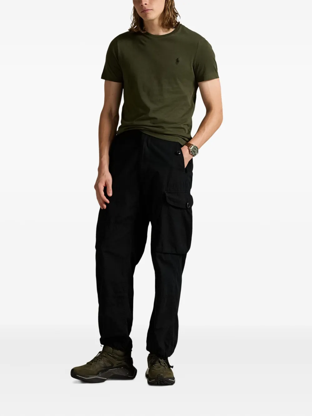 Polo Ralph Lauren T-shirt met geborduurd logo Groen