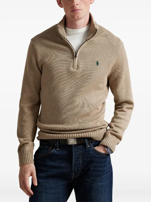 Polo Ralph Lauren ハーフジップ セーター | ニュートラル