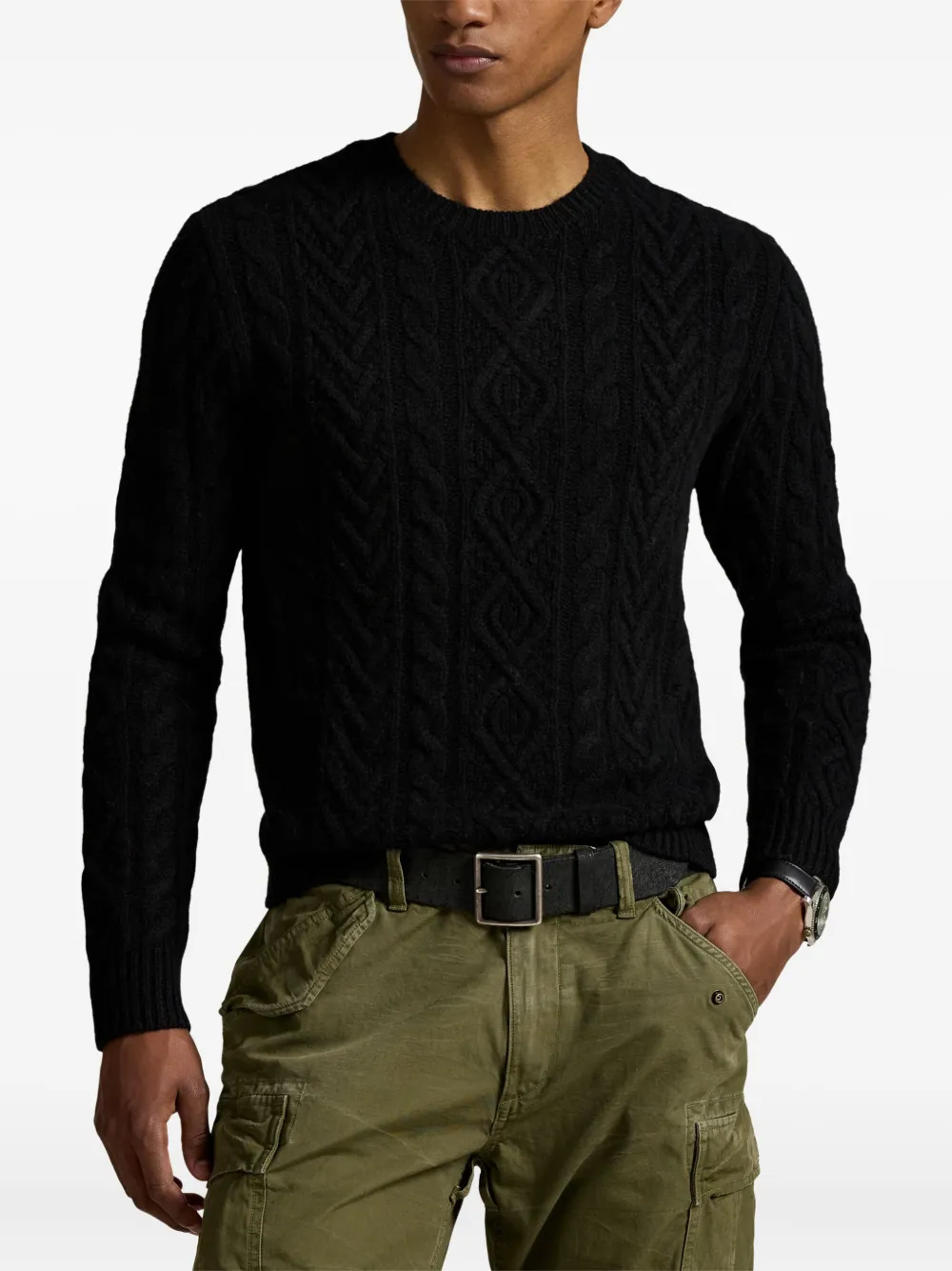 Polo Ralph Lauren Trui van wolblend Zwart