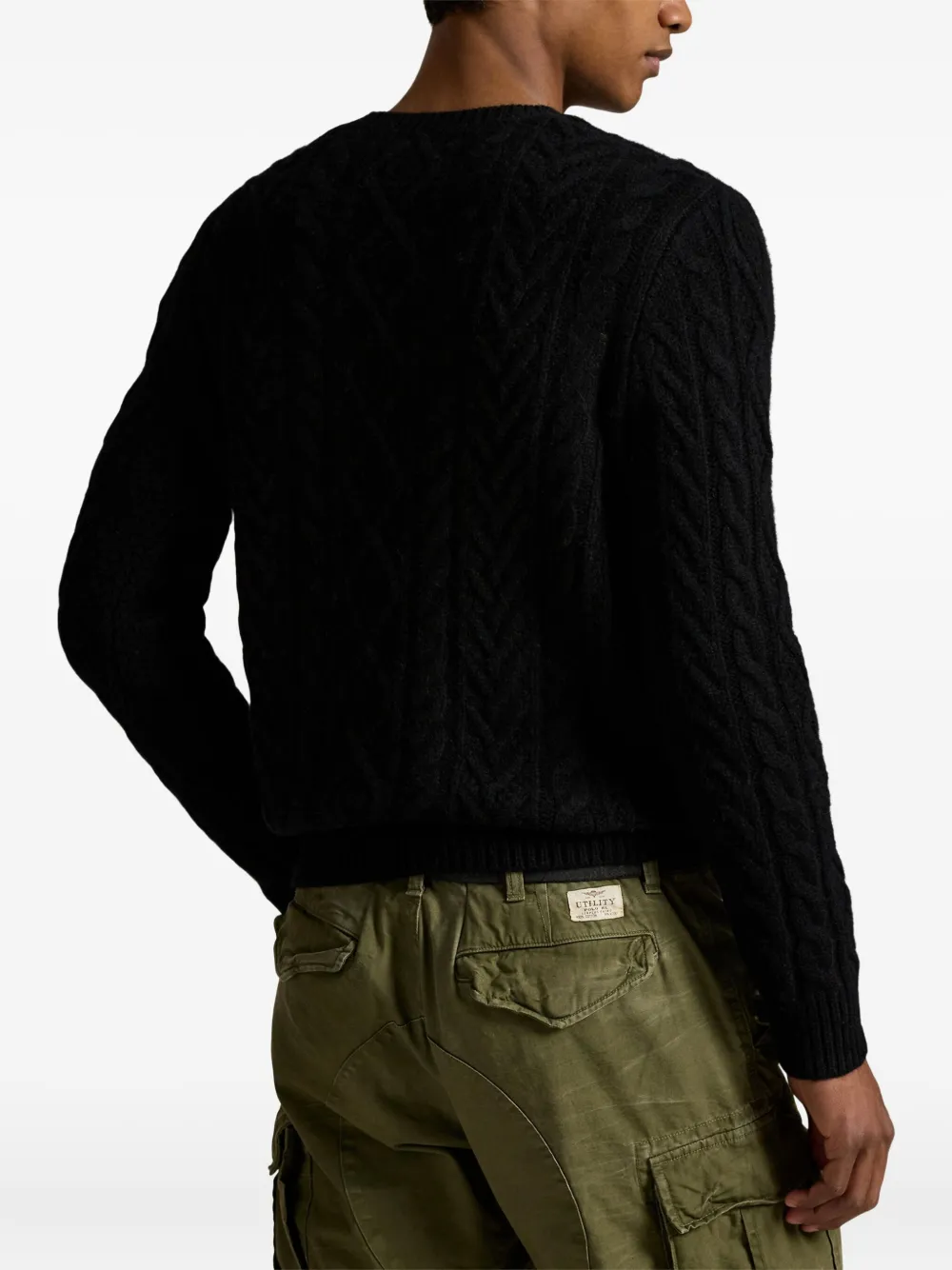 Polo Ralph Lauren Trui van wolblend Zwart
