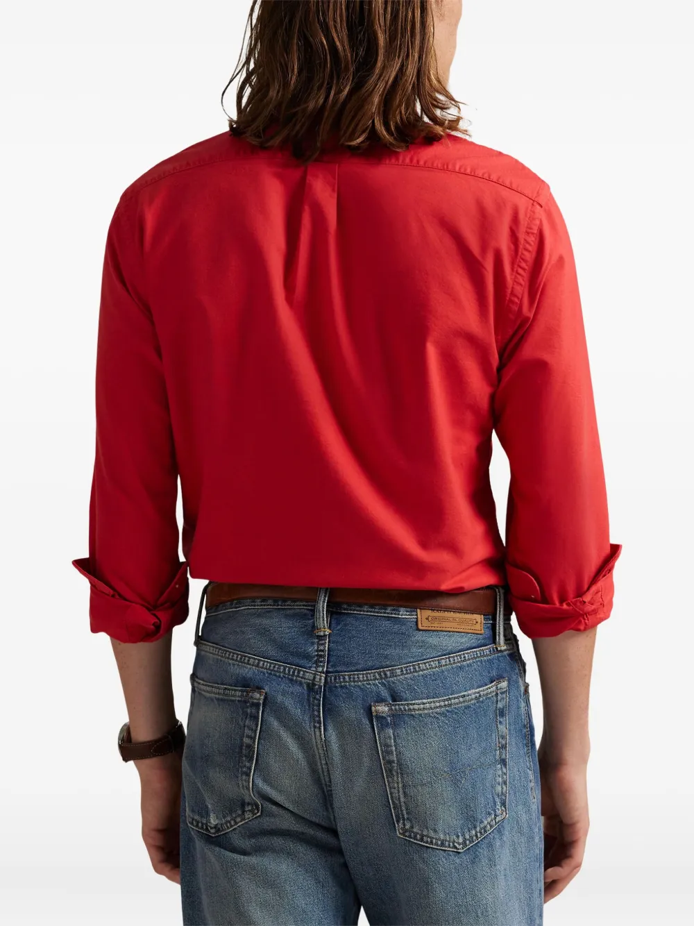 Polo Ralph Lauren Overhemd met geborduurd logo Rood