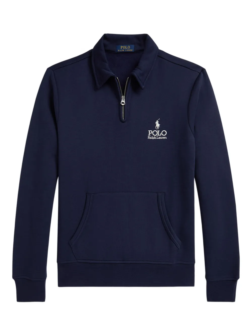 Polo Ralph Lauren half-zip embroidered sweatshirt | Blue | Image 1