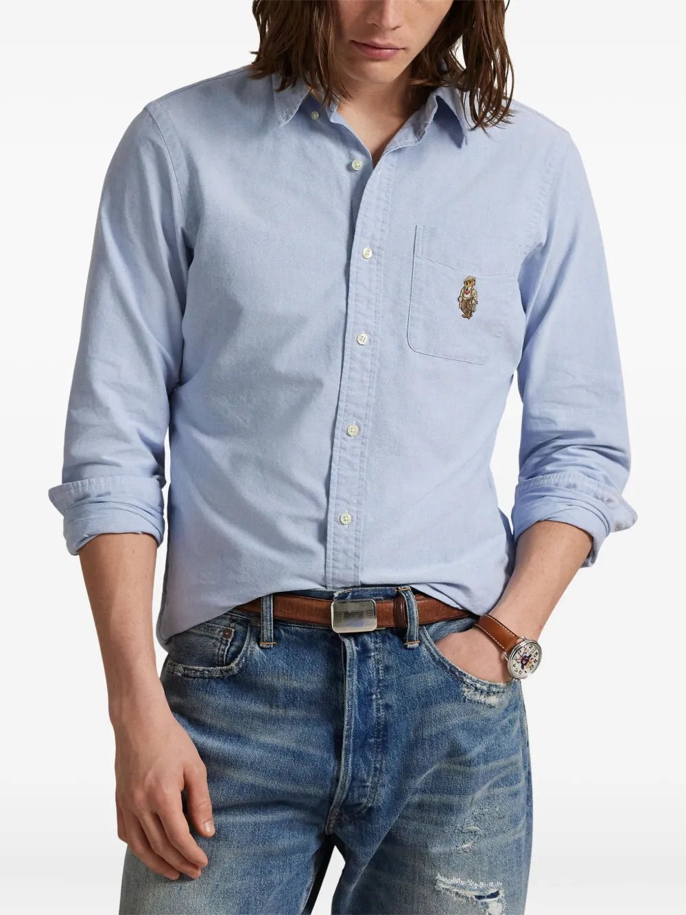 Polo Ralph Lauren Katoenen overhemd Blauw