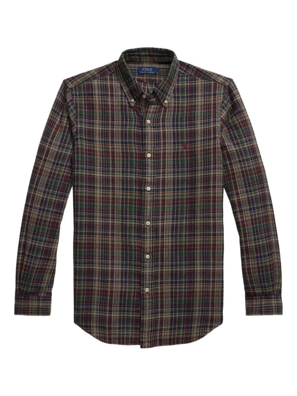 Polo Ralph Lauren flannel plaid-pattern shirt | Red | Image 1