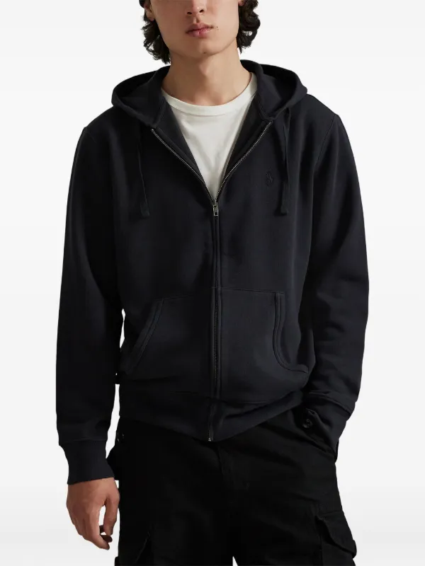 Polo Ralph Lauren zip-up Hoodie | Black | FARFETCH ZA