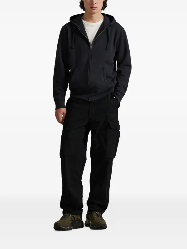 Polo Ralph Lauren zip-up Hoodie | Black | FARFETCH ZA
