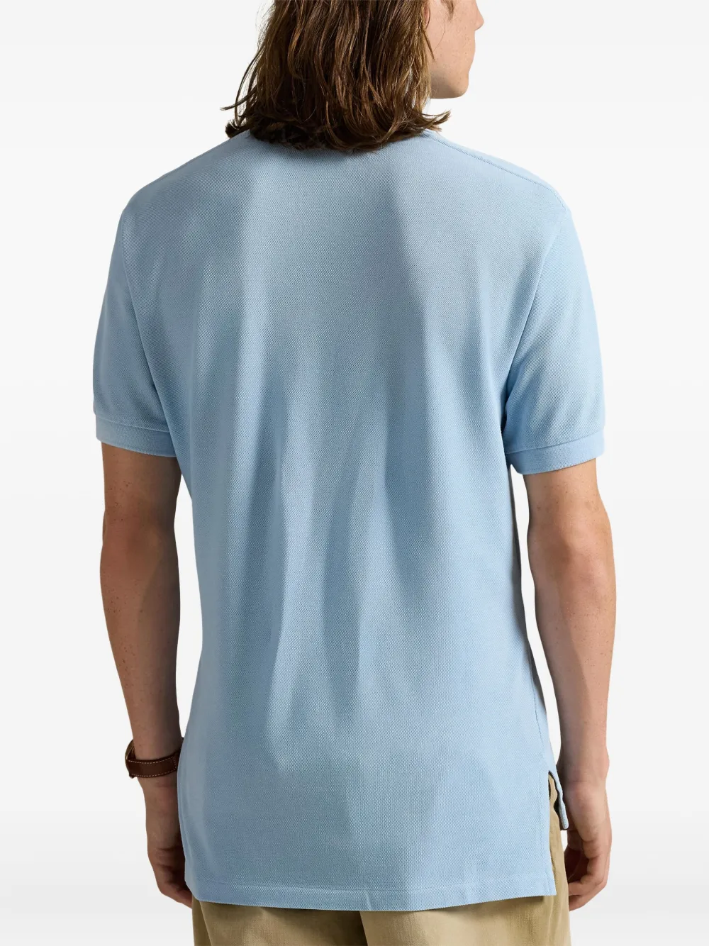 Polo Ralph Lauren short-sleeve cotton polo shirt Blauw