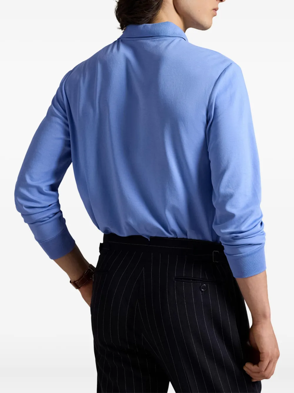 Polo Ralph Lauren Poloshirt met lange mouwen Blauw