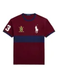 Polo Ralph Lauren patch-details colour-blocked T-shirt - Red