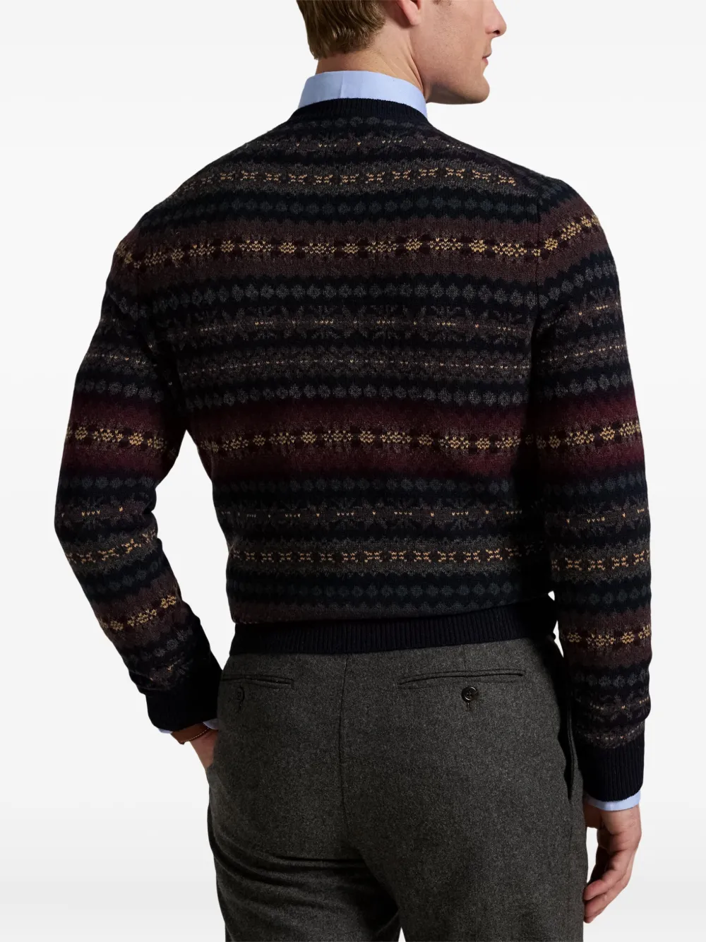 Polo Ralph Lauren Sweater met gestreept patroon Blauw