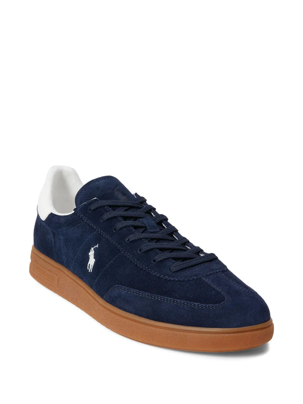 Polo Ralph Lauren Suède low-top sneakers Blauw