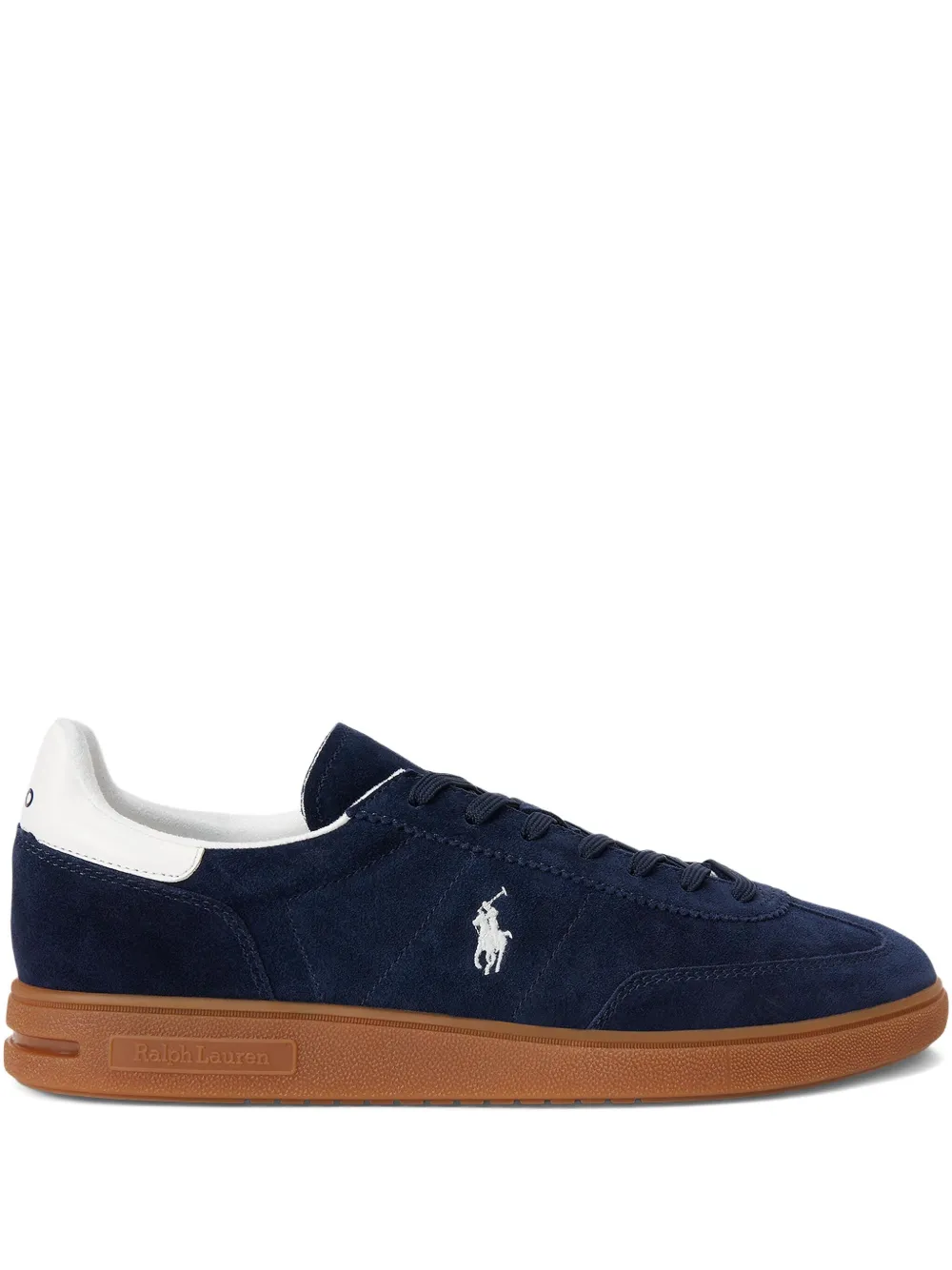 Polo Ralph Lauren Low-top sneakers met Polo Pony-patroon Wit