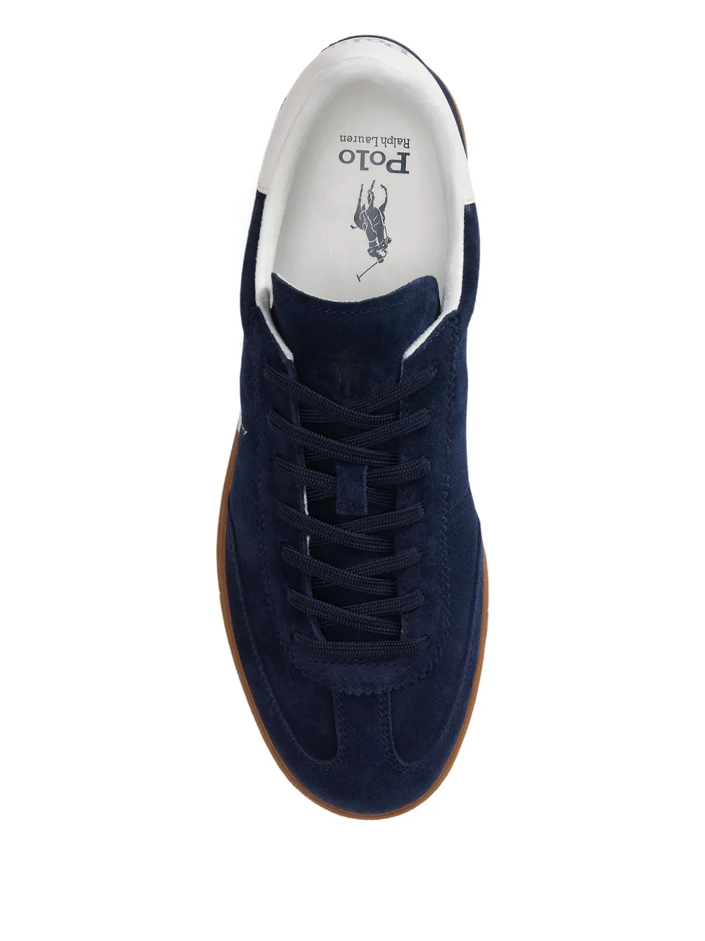 Polo Ralph Lauren Suède low-top sneakers Blauw